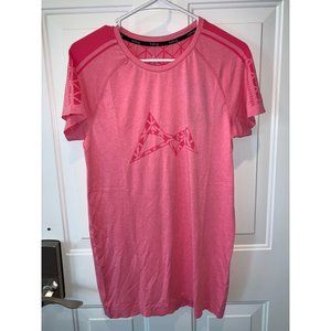 Turaag Women’s Seamless Short Sleeve T-Shirt Pink